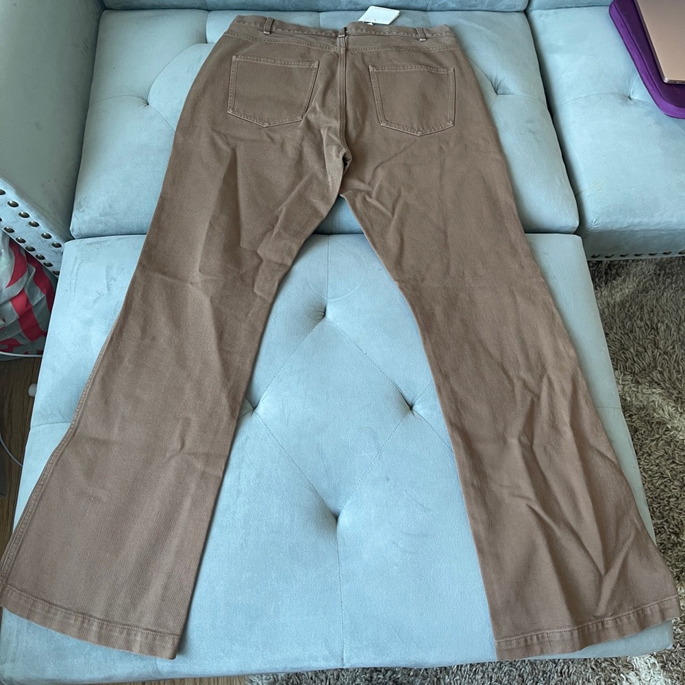 Stockholm (Surfboard) Club, Brown Organic Cotton Trousers. Size 52 IT
